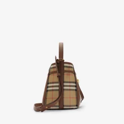 Mini Check Bucket Bag