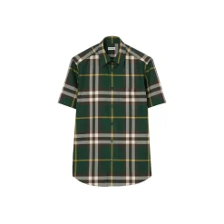 Regular Fit Check Cotton Twill Shirt