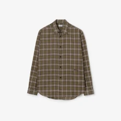 Relaxed Fit Check Cotton Shirt