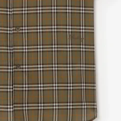 Relaxed Fit Check Cotton Shirt