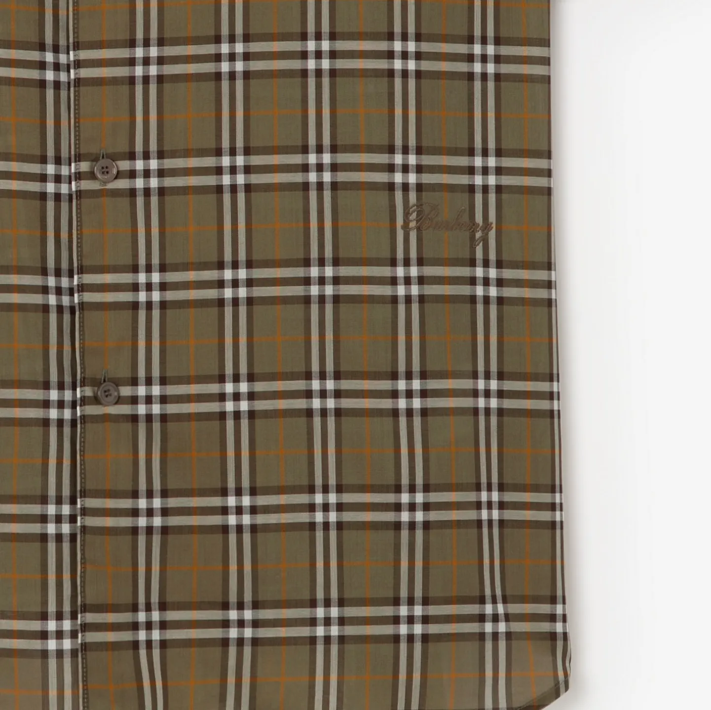 Relaxed Fit Check Cotton Shirt