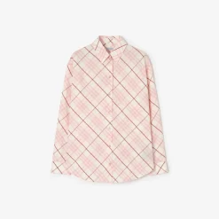 Relaxed Fit Check Cotton Shirt