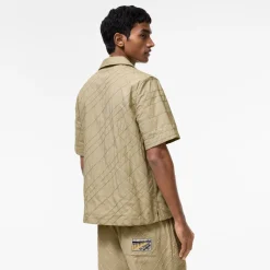 Relaxed Fit Check Embroidered Cotton Shirt