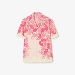 Relaxed Fit Seahorses Cotton Shirt