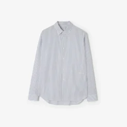Relaxed Fit Striped Cotton Shirt