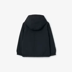 Reversible Check Hooded Jacket