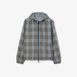 Reversible Check Newport Hooded Jacket