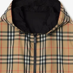 Reversible Check Newport Hooded Jacket