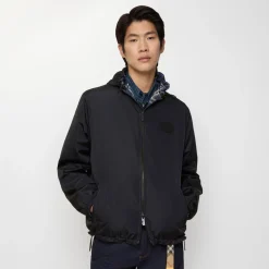 Reversible Check Newport Hooded Jacket