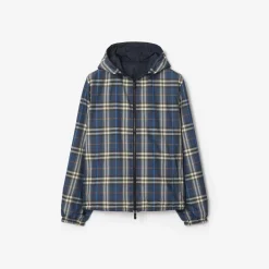 Reversible Check Newport Hooded Jacket