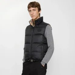 Reversible Check Puffer Gilet
