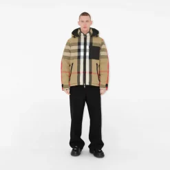 Reversible Check Puffer Jacket