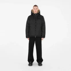 Reversible Check Puffer Jacket