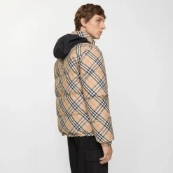 Reversible Check Snowdon Puffer Jacket