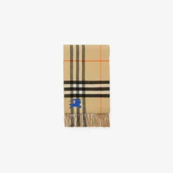 Reversible Knight Check Cashmere Scarf