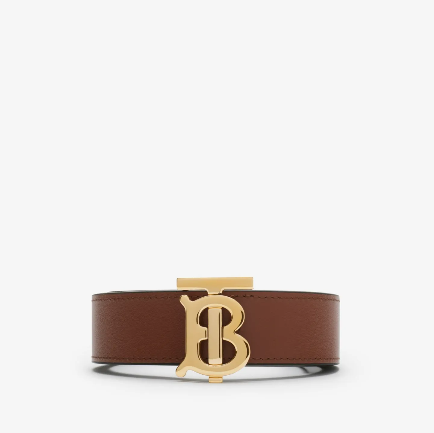 Reversible Leather TB Belt
