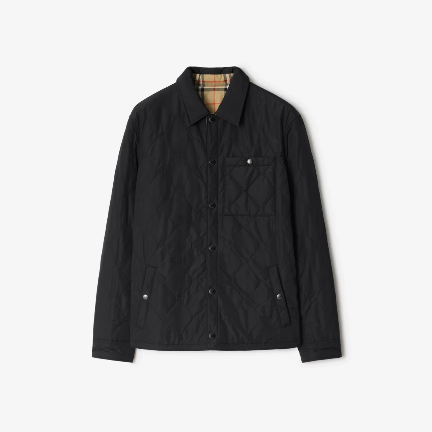 Reversible Quilted Nylon Overshirt