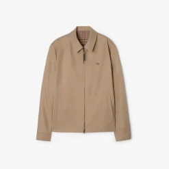 Reversible Tropical Gabardine Bloomsbury Harrington Jacket