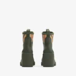 Rubber Marsh Stamp Heeled Low Boots​