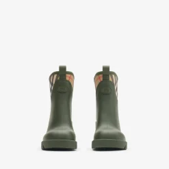 Rubber Marsh Stamp Heeled Low Boots​
