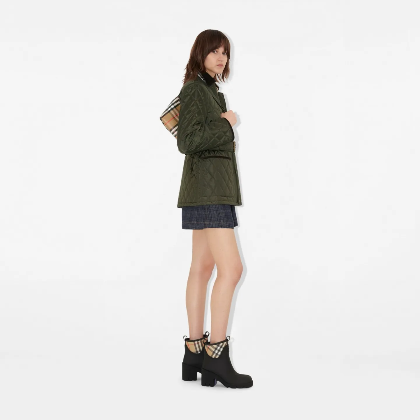 Rubber Marsh Stamp Heeled Low Boots