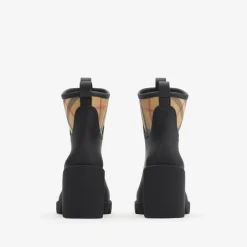 Rubber Marsh Stamp Heeled Low Boots