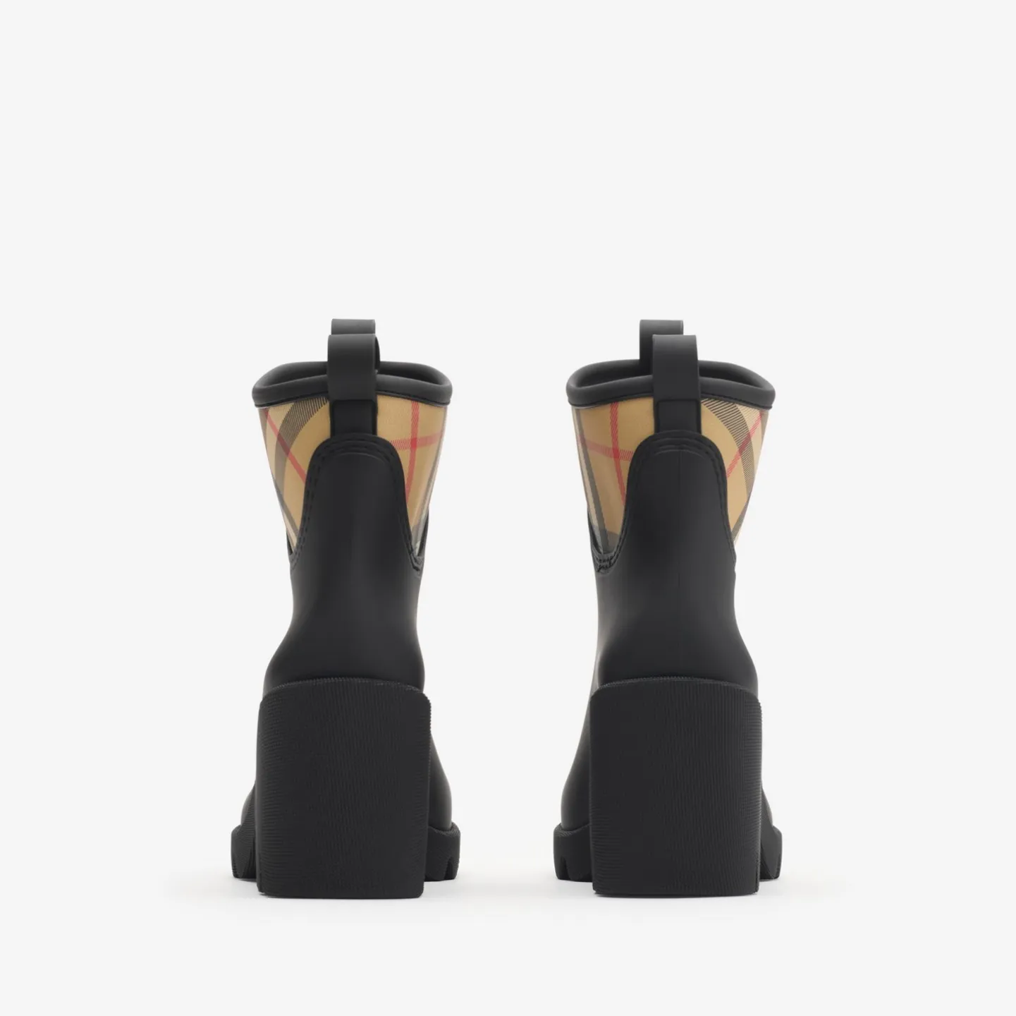 Rubber Marsh Stamp Heeled Low Boots