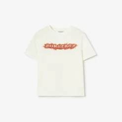 Sandy Logo Cotton T-shirt