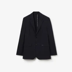 Seersucker Cotton Linen Tailored Jacket