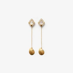 Shield Pendant Earrings