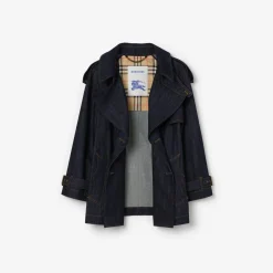 Short Denim Fitzrovia Trench Coat