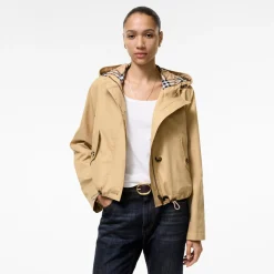 Short Gabardine Parka