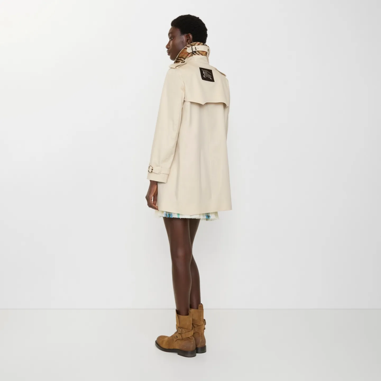 Short Gabardine Summerside Trench Coat
