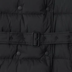 Short Nylon Hooded Puffer Coat