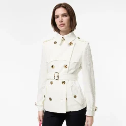 Short Paisley Lace Foxfield Trench Coat