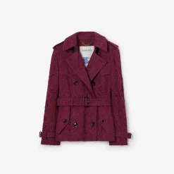 Short Paisley Lace Foxfield Trench Coat