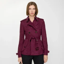Short Paisley Lace Foxfield Trench Coat