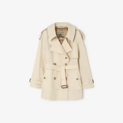 Short Tropical Gabardine Fitzrovia Trench Coat