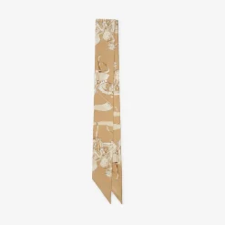 Skinny Archive Knight Silk Scarf