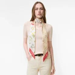 Skinny Blooms of Britain Silk Scarf
