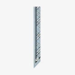 Skinny Check Silk Scarf