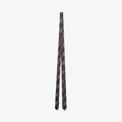 Skinny Check Silk Tie