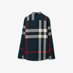 Slim Fit Check Cotton Shirt