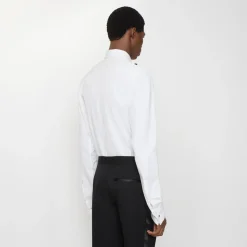 Slim Fit Cotton Tuxedo Shirt