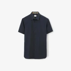 Slim Fit Stretch Cotton Shirt