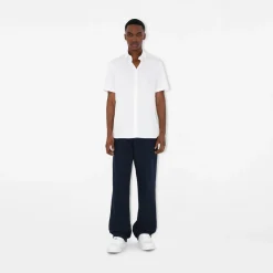 Slim Fit Stretch Cotton Shirt