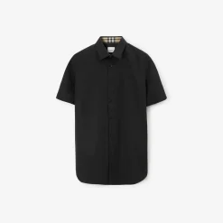 Slim Fit Stretch Cotton Shirt