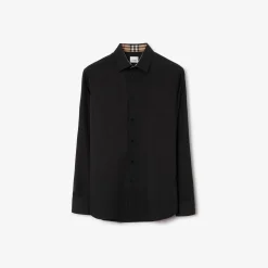 Slim Fit Stretch Cotton Shirt