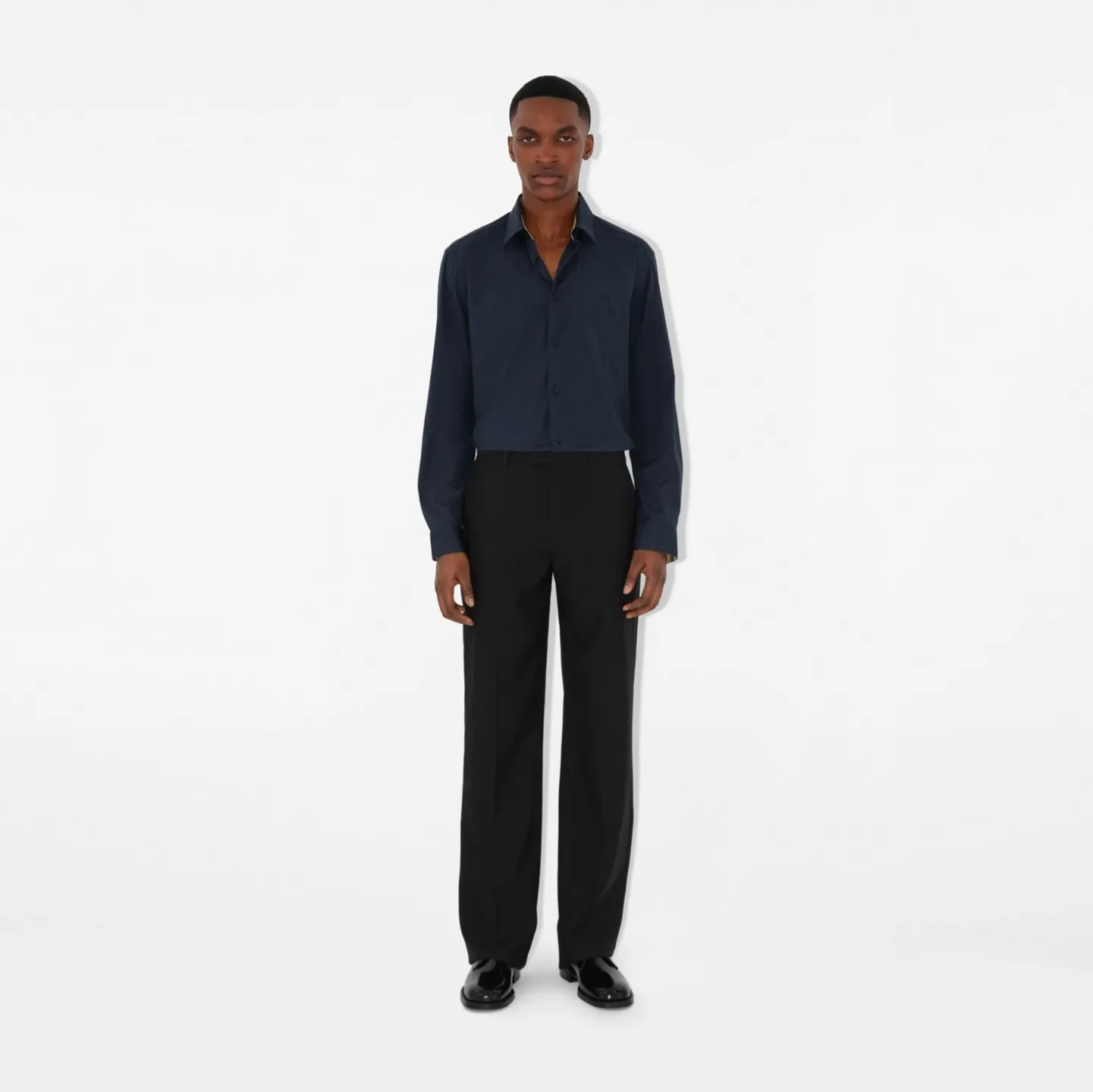 Slim Fit Stretch Cotton Shirt