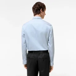 Slim Fit Striped Cotton Shirt